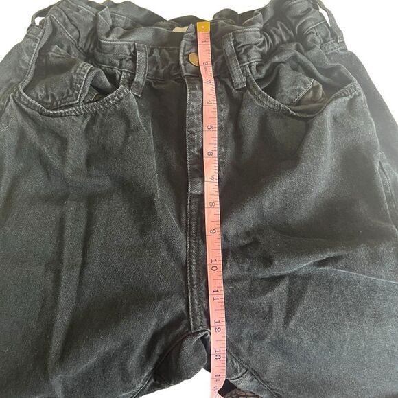 Ba&sh Jalia High Waist Paperbag Black Trouser Pant Size 0 - Picture 6 of 11